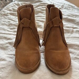 UGG Corrin Fringe Ankle Boots